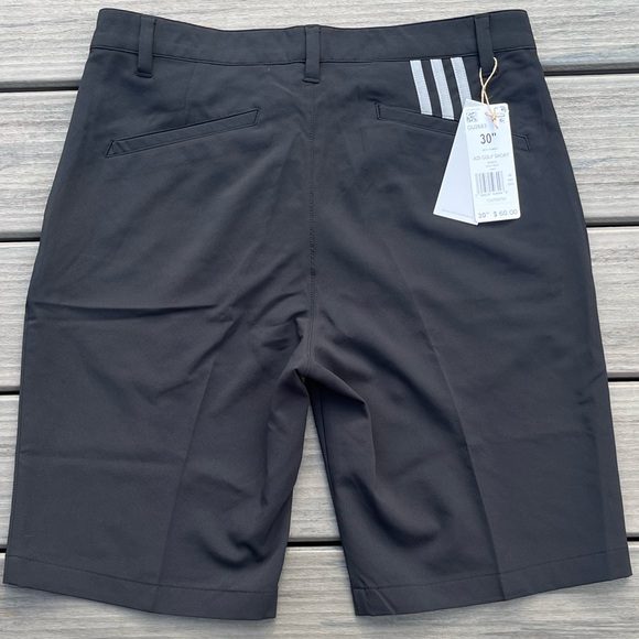 Adidas; NWT; Solid Black; Above Knee; Golf Shorts; Men's 30in Waist/10in Inseam - Picture 7 of 7